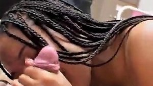 Sexy Redbone In Braids Gets A Facial Porn Cb Xhamster